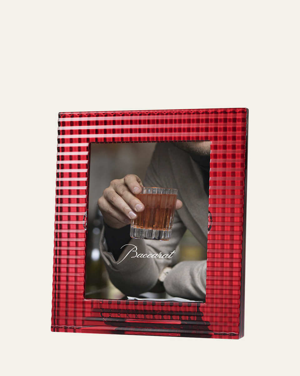 Eye Red Crystal Frame, 5" x 7"